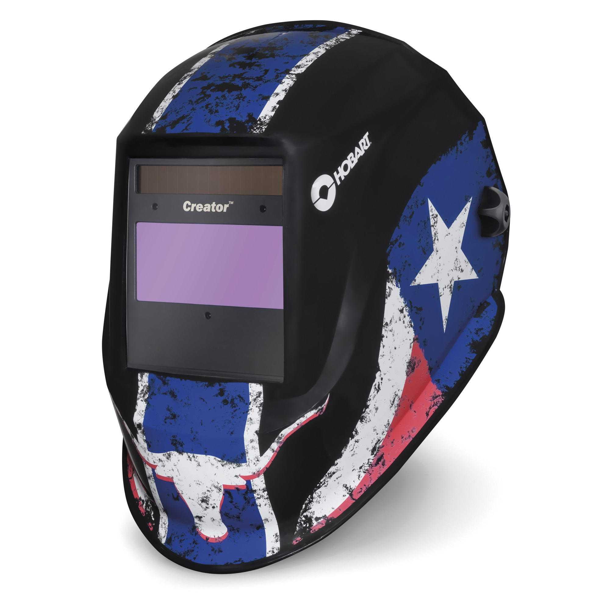 Hobart Creator Series Auto-Darkening Welding Helmet with Grind Mode,Texas, Model# 771017